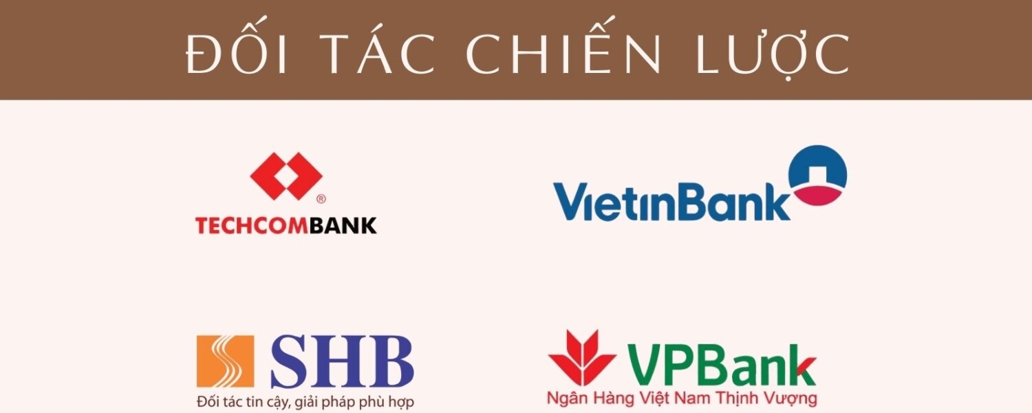 Danh sách các ngân hàng đối tác chiến lược bảo lãnh và hỗ trợ vay vốn mua căn hộ Ansana by Kita.