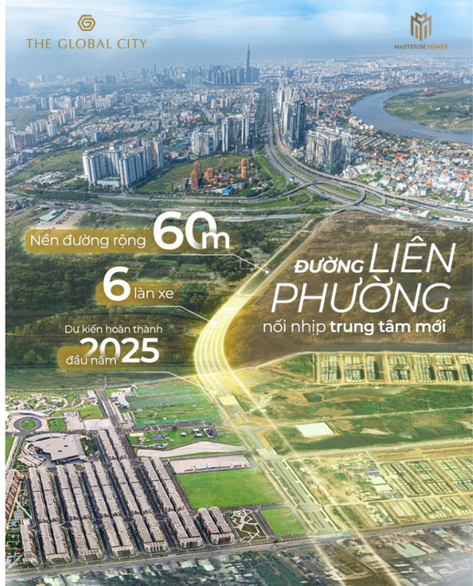 Quy hoạch đường liên phường kết nối giao thông The Global City