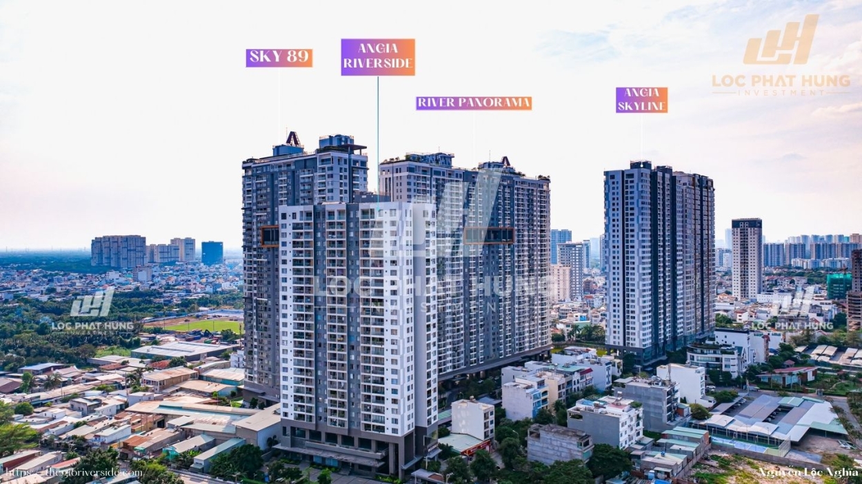 Ảnh thực tế căn hộ Riverside, Skyline, Sky 89, Panorama Quận 7 An Gia