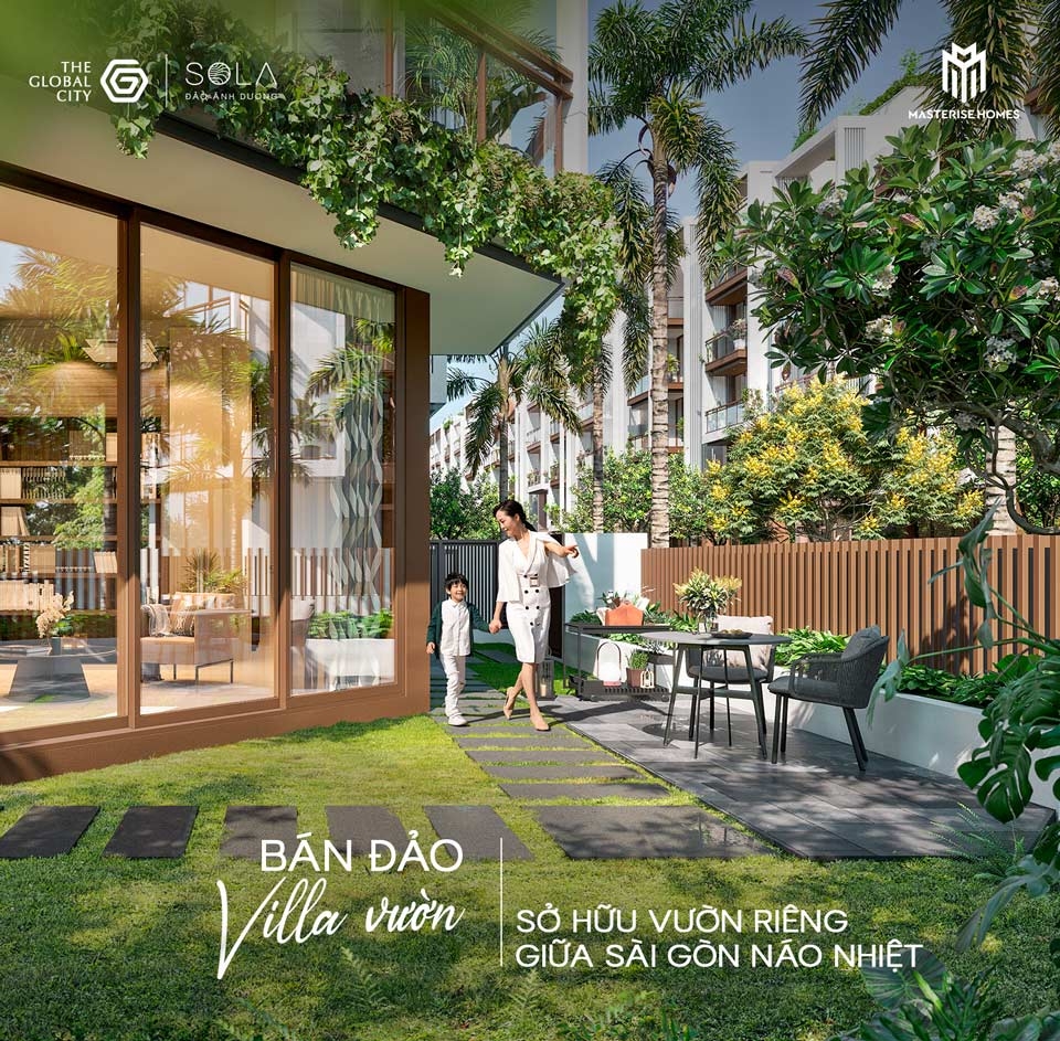 Phối Cảnh Phân Phu Sola Villa The Global City