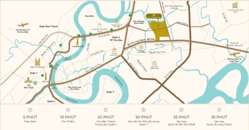 Hình Ảnh Vị Trí Phân Phu Sola Villa The Global City