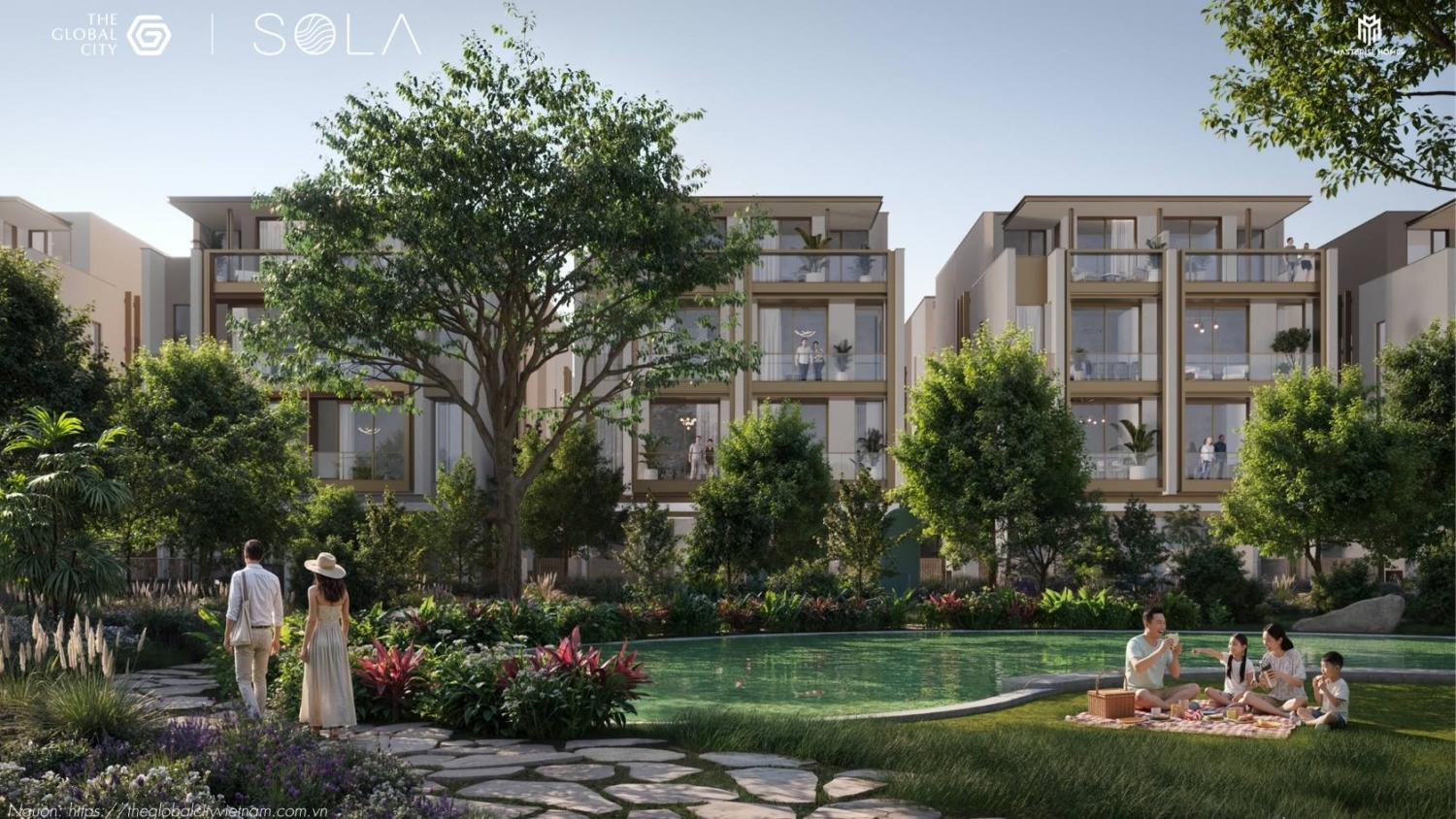 Không gian sống lý tưởng và khu vực dã ngoại gia đình tại Sola Villa The Global City