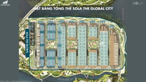 Mặt Bằng Tổng Thể Biệt Thự Sola The Global City Quấn 2
