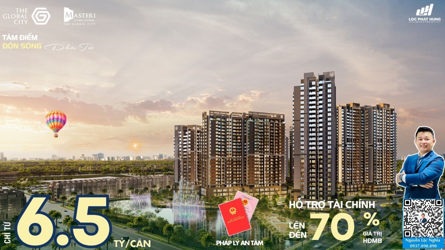 Mua bán căn hộ Masteri Cosmo Central Quận 2, Phường Bình Trưng - Giỏ hàng độc quyền giá gốc Chủ đầu tư