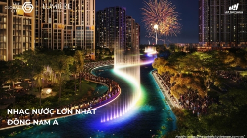 Tiện ích nhạc nước lớn nhất Đông Nam Á ngay sát Lumière Midtown