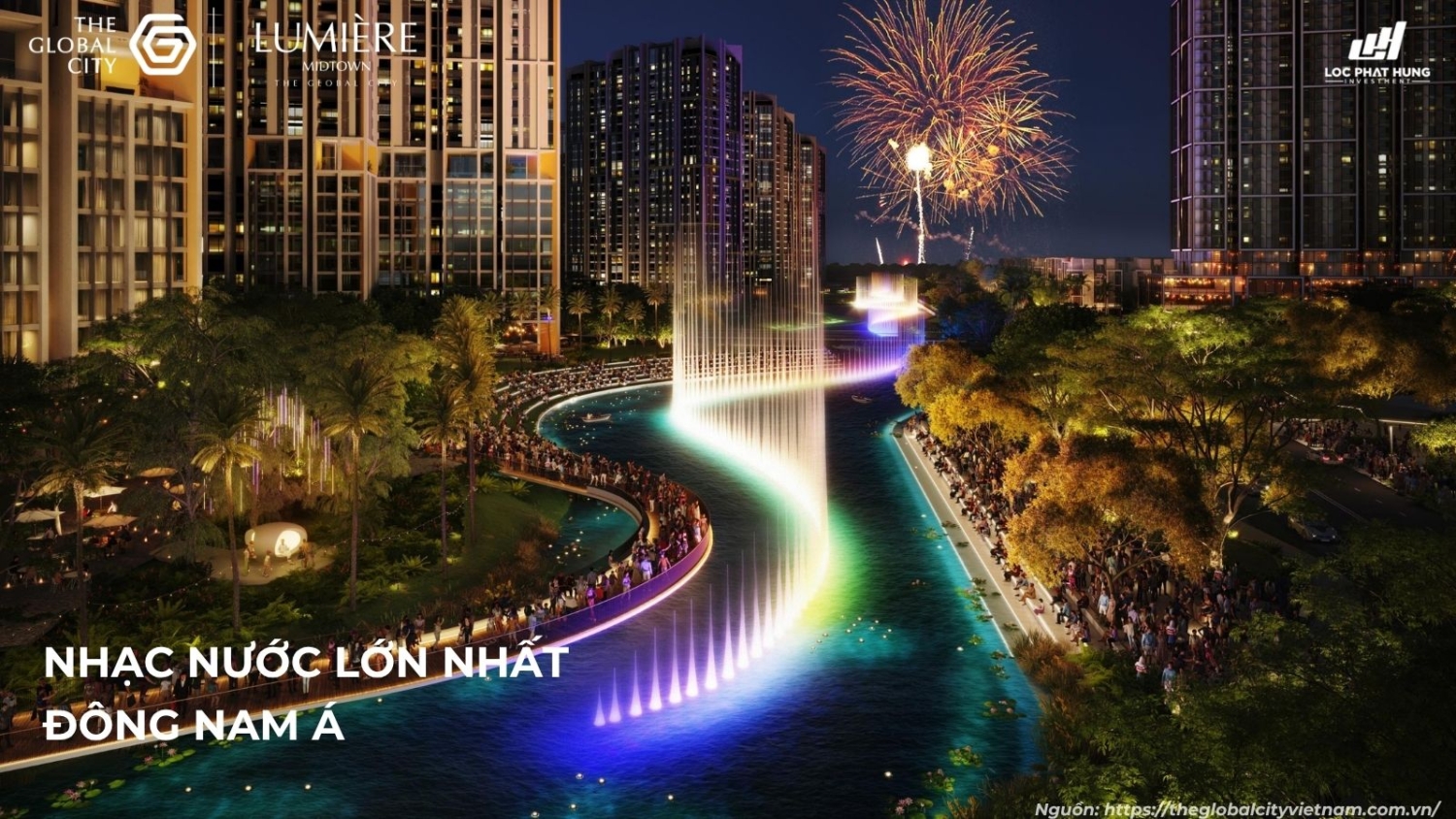 Tiện ích nhạc nước lớn nhất Đông Nam Á ngay sát Lumière Midtown