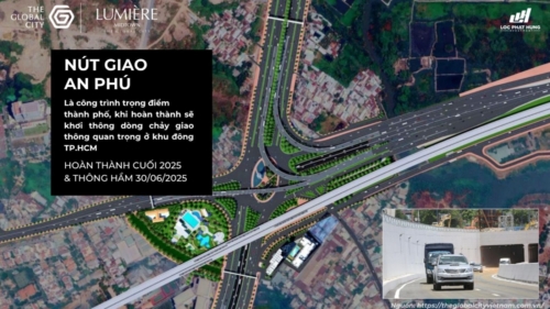 Nút giao An Phú - Công trình hạ tầng trọng điểm kết nối Lumière Midtown