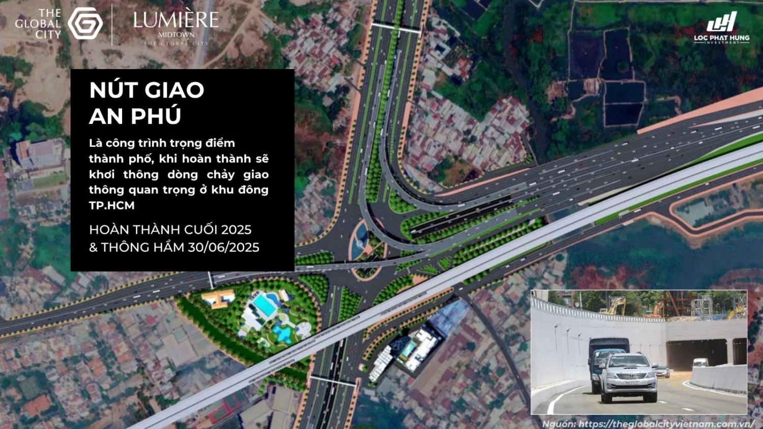 Nút giao An Phú - Công trình hạ tầng trọng điểm kết nối Lumière Midtown