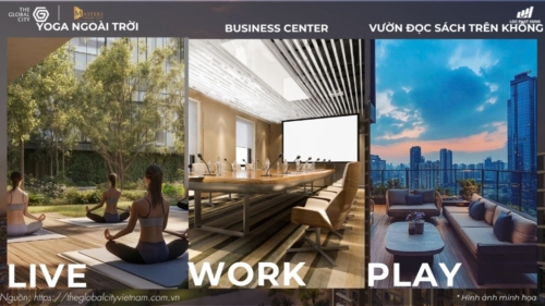 Hệ thống tiện ích nội khu đẳng cấp tại Masteri Grand View - The Global City