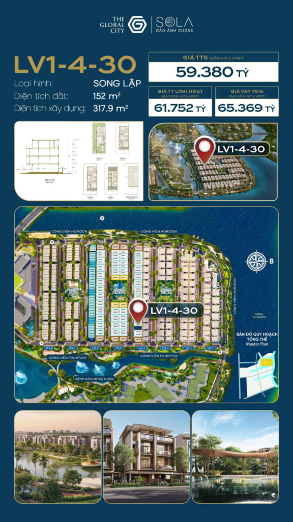 Bán Biệt Thự Sola The Global City