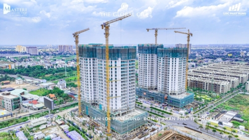 Tiến độ Masteri Grand View Tháng 03/2026 đã Cất Nóc