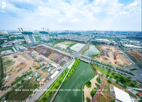 Tiến độ Masteri Grand View & Midtown Tháng 03/2026 đã Cất Nóc