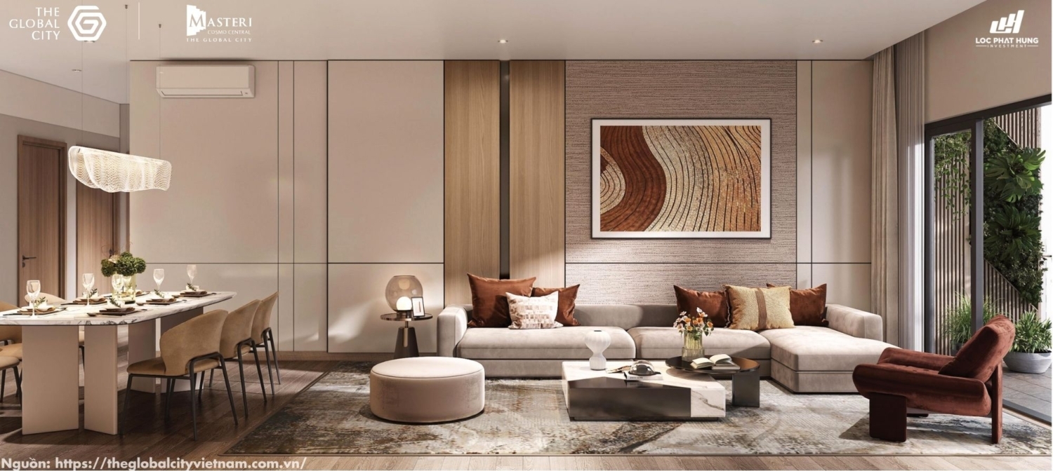 Khu vực phòng ăn sang trọng và ấm cúng cho gia đình tại Nexus Zone CT3