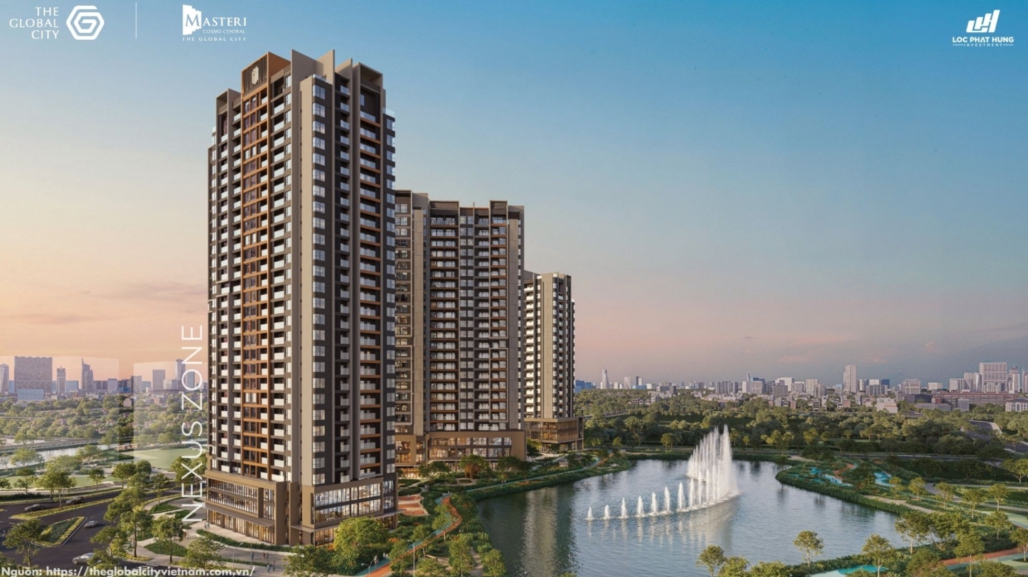 Phối Cảnh Dự án Căn Hộ Nexus Zone Ct3 Masteri Cosmo Central