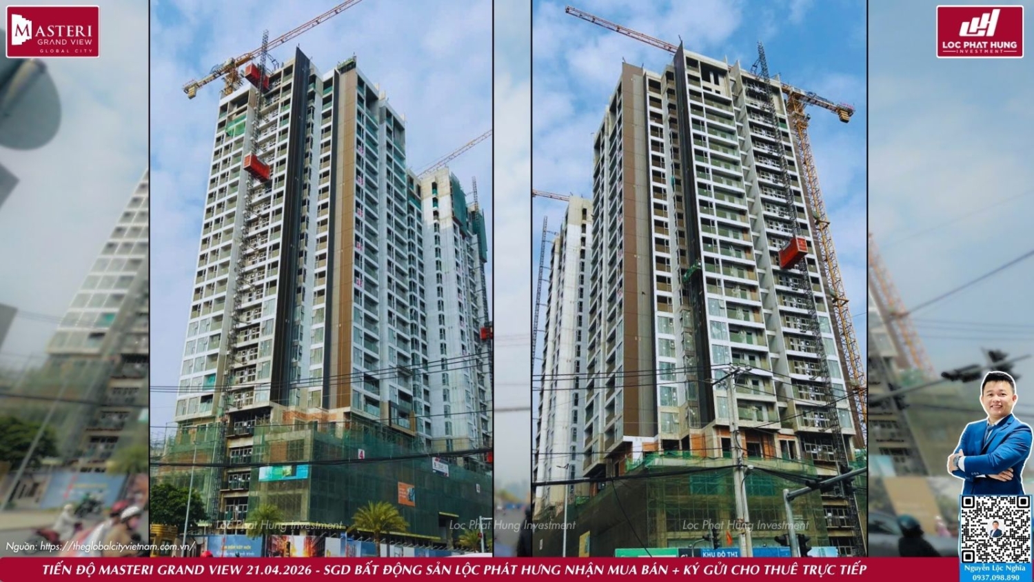 Tiến độ Masteri Grand View Ngày 21/04/2026