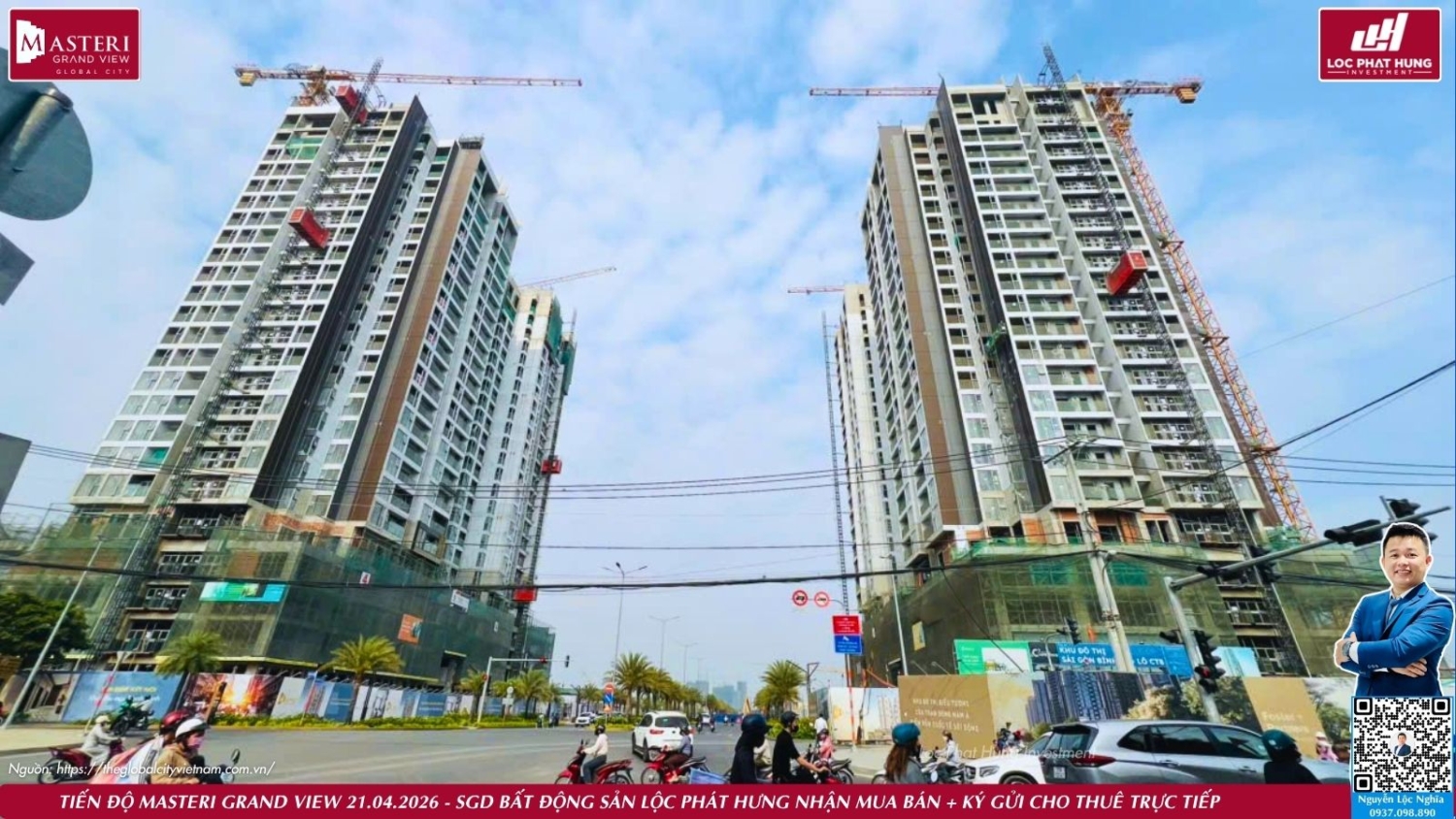 Tiến độ Masteri Grand View Ngày 21/04/2026