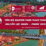 Hình ảnh thực tế tiến độ thi công móng hầm và dựng cẩu tháp đồng loạt tại phân khu Masteri Park Place Khu CT5 tháng 05.2026