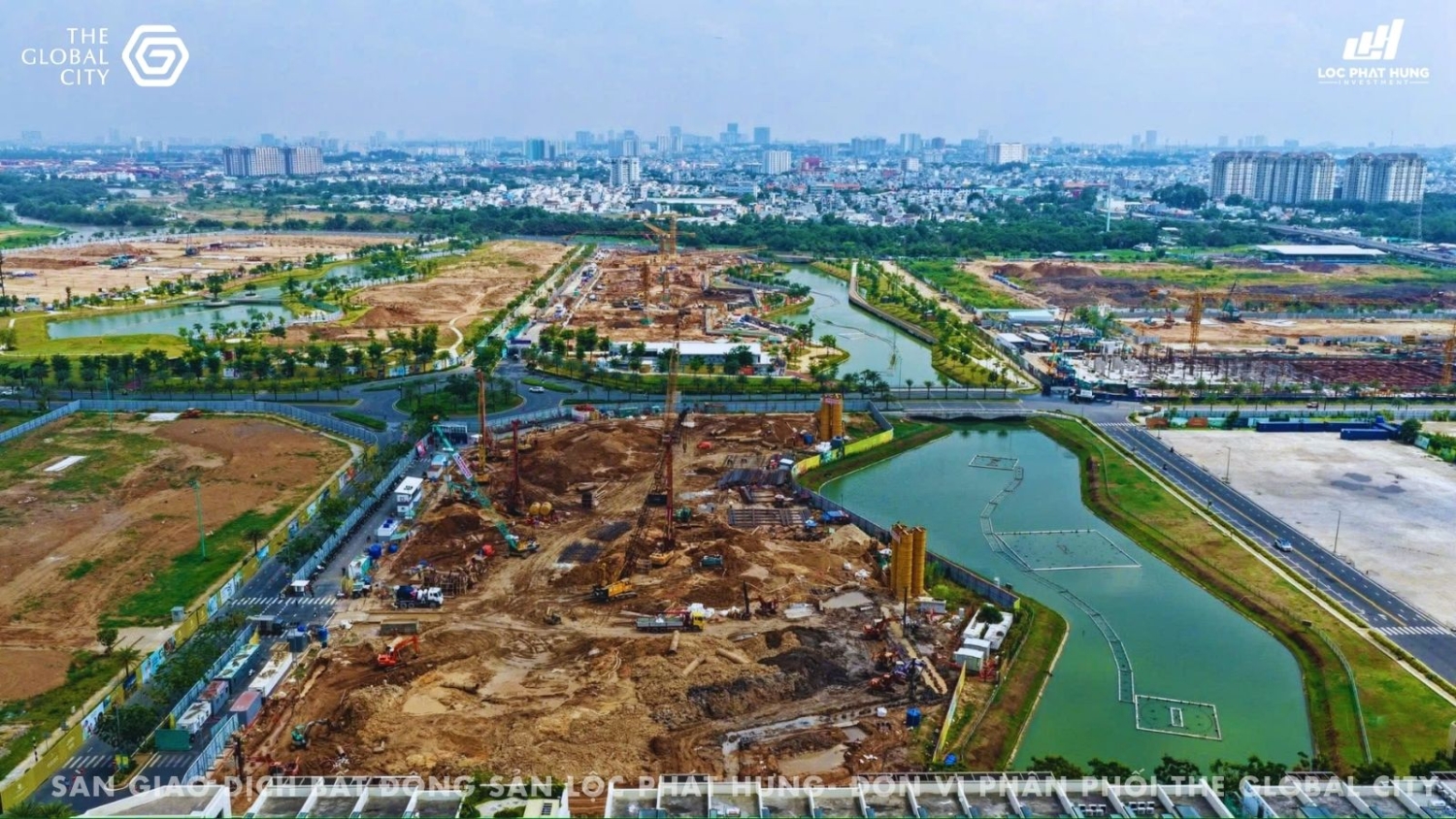 Toàn cảnh tiến độ thi công thực tế đại đô thị The Global City ngày 12/05/2026