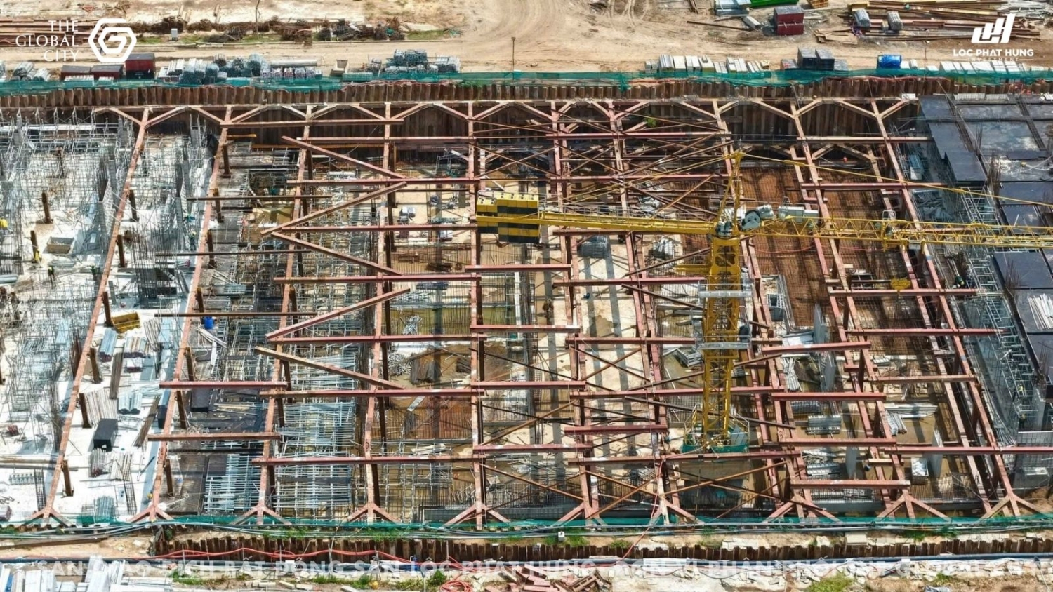 Toàn cảnh tiến độ thi công thực tế đại đô thị The Global City ngày 12/05/2026