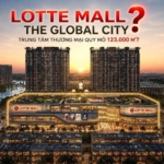 Phối cảnh trung tâm thương mại Lotte Mall quy mô 123.000m2 tại đại đô thị The Global City